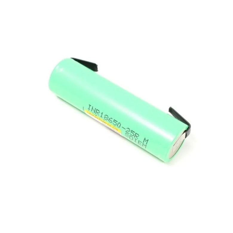 Accu LiIon 1S 2500mAh 20A FLASH RC (format 18650) - avec tabs