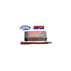 Accu LIPO 50C 7000MAH 3.7V HARD CASE FICHE 4MM - T