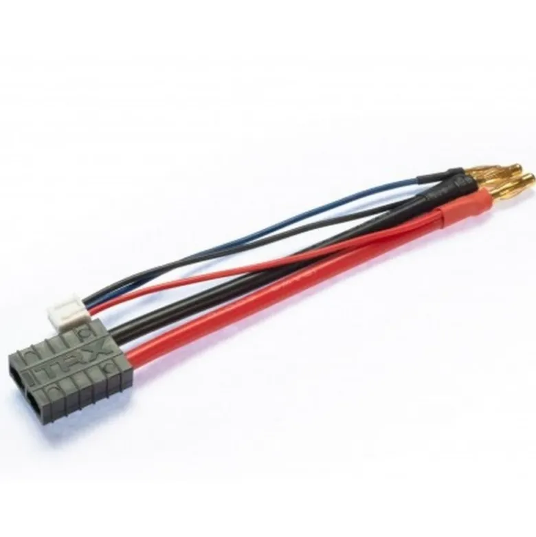 Adaptateur Batterie 2S Hardcase 4mm Traxxas femelle + équilibrage HX