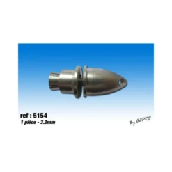 adaptateur d'hélice AXE Ø3,17mm pince avec cone
