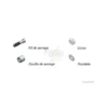 224311 - Adaptateur Hélice 5mm / 8mm Extra 300 S / FUNCUB XL