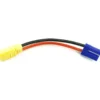 Adaptateur long XT90 male vers EC5 femelle 5CM 14AWG