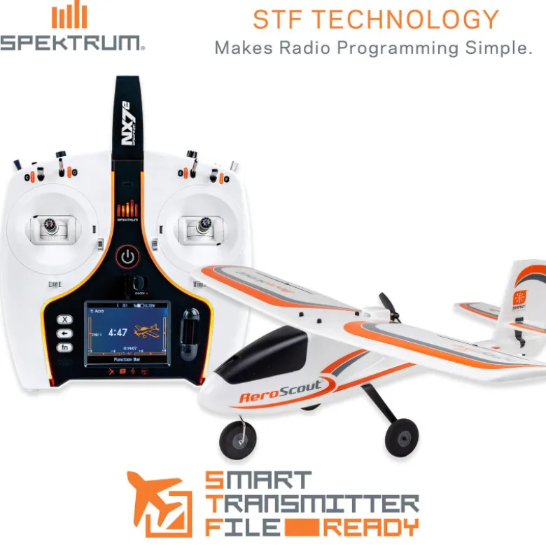 AeroScout S2 1.1m RTF Basic avec SAFE + RealFlight Hobbyzone