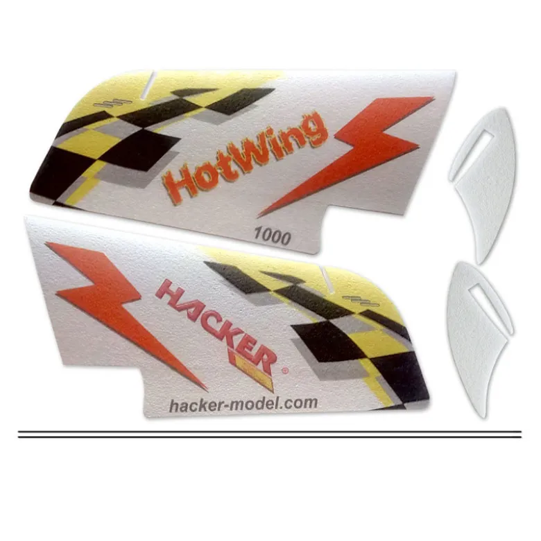 Aile Volante - HotWing 750 ARF rouge - Hacker Model