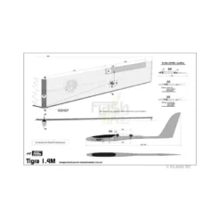 Aile volante Tigra env.1400mm - Art Hobby