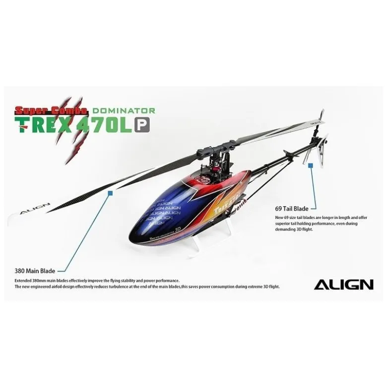 Align T-Rex 470LP Dominator Super Combo RH47E02X
