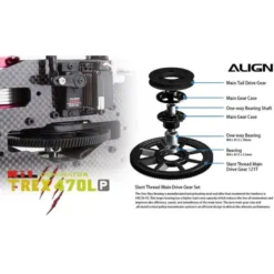 Align T-REX 470LP(Plastique) Dominator KIT (RH47E03X)