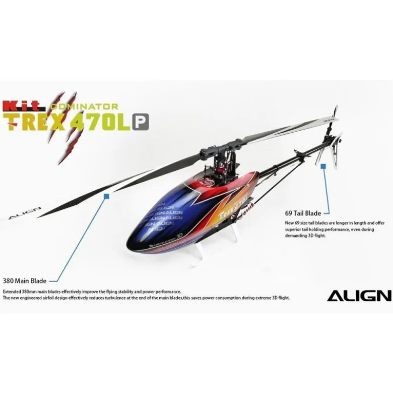Align T-REX 470LP(Plastique) Dominator KIT (RH47E03X)