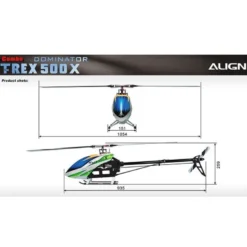 Align T-REX 500X Dominator Combo (DS530/DS535 + Microbeast)