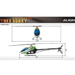 Align T-REX 500XT Dominator Top Combo (DS530M/DS535M + Microbeast)