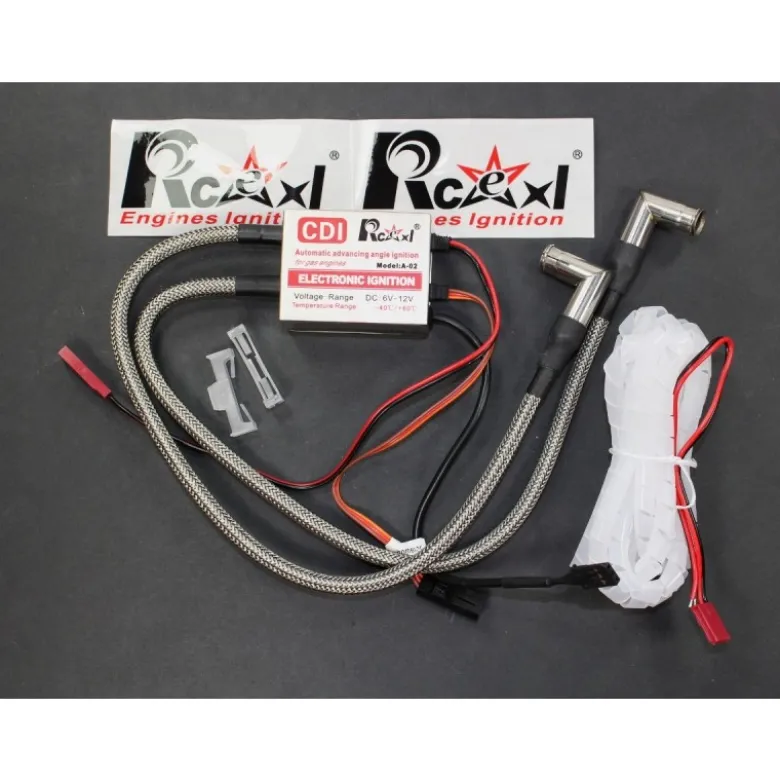 Allumage bi-cylindre pour bougie 1/4-32 90° RCEXL
