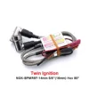 Allumage bicylindre pour bougie NGK-BPMR6F-14mm 90° RCEXL