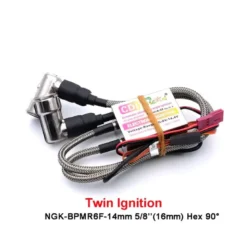 Allumage bicylindre pour bougie NGK-BPMR6F-14mm 90° RCEXL