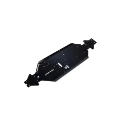 ARRMA Aluminum Chassis CNC 7075 T6 SWB Black - ARA320572