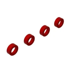 ARRMA Aluminum Suspension Arm End Cap (Red) (4)