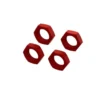 ARRMA Aluminum Wheel Nut 24mm (Red) (4)
