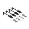 ARRMA AR390165 Body Clip Retainer 1/10 Scale Black (4)