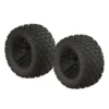 ARRMA AR550044 dBoots Fortress MT Tire Set Glued Blk (2)