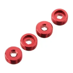 ARRMA AR330196 Nut Front Hub Aluminum Red (4)
