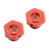 ARRMA AR310447 Wheel Hex Aluminum 17mm/13.6mm Red (2)