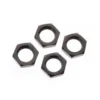 ARRMA AR310449 Wheel Nut Aluminum 17mm Black (4)