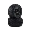 ARRMA Dboots Fortress MT Tire Set Glued Gun Metal (2) - ARA550086