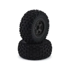 ARRMA Dboots Fortress SC Tire Set Glued Gun Metal (2) - ARA550087