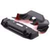ARRMA FELONY Painted Splitter And Diffuser Black/Red - ARA410008