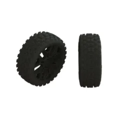 ARRMA 2HO Tire Set Glued Black (2) - ARA550057