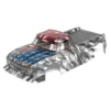 ARRMA INFRACTION 6S BLX Painted Body Silver/Red - ARA410006