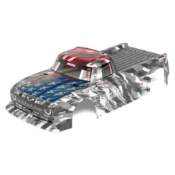 ARRMA INFRACTION 6S BLX Painted Body Silver/Red - ARA410006