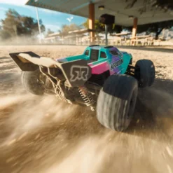 Arrma Mini Kraton 4X4 3S DSC 1/16 - Monster Truck RC Brushless - Rose (Pack Complet avec Batterie et Chargeur) ARA2508ST2