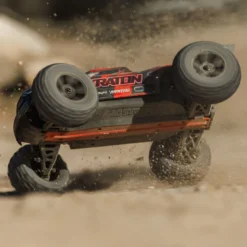 Arrma Mini Kraton 4X4 3S DSC 1/16 - Monster Truck RC Brushless - Rouge et noir ARA2508T1