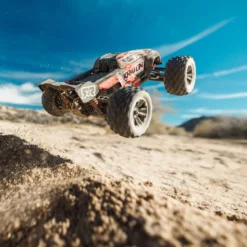 Arrma Mini Kraton 4X4 3S DSC 1/16 - Monster Truck RC Brushless - Rouge et noir ARA2508T1
