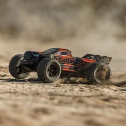 Arrma Mini Kraton 4X4 3S DSC 1/16 - Monster Truck RC Brushless - Rouge et noir ARA2508T1