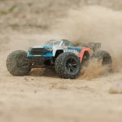 Arrma Mini Kraton 4X4 3S DSC 1/16 - Monster Truck RC Brushless - Bleu (Pack Complet avec Batterie et Chargeur) ARA2508ST1
