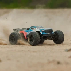 Arrma Mini Kraton 4X4 3S DSC 1/16 - Monster Truck RC Brushless - Bleu (Pack Complet avec Batterie et Chargeur) ARA2508ST1