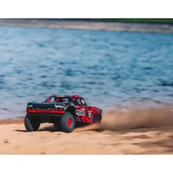 ARRMA 1/7 Mojave 6S BLX 4WD Brushless Desert Truck RTR, rouge et noir