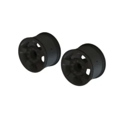 ARRMA 2.8' Wheel 14mm Hex (Black/2) - ARA510116