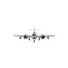 Avion Dynam Gloster Meteor F8 V2 argenté Twin 70 mm EDF Jet PNP