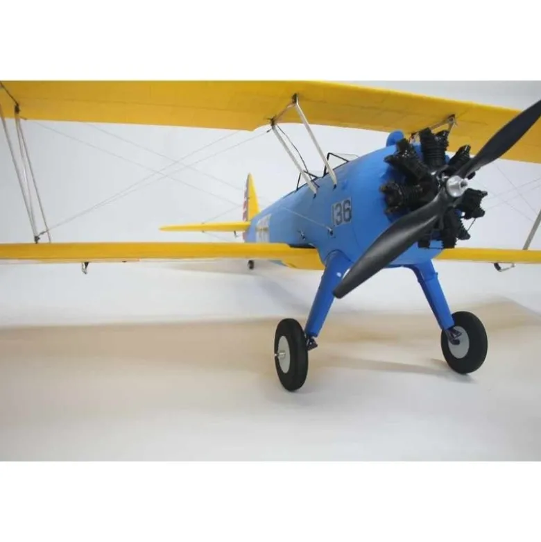 Avion Dynam PT-17 Bleu PNP env. 1.30m