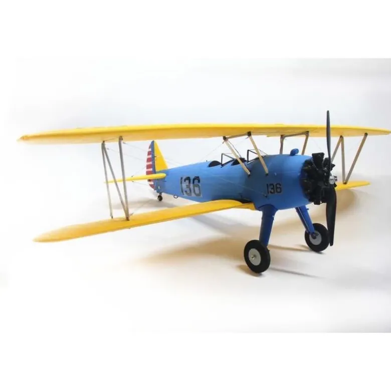 Avion Dynam PT-17 Bleu PNP env. 1.30m