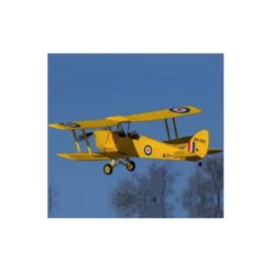 Avion Dynam Tiger Moth V2 Jaune Biplan PNP 1270mm