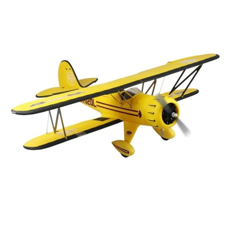 Avion Dynam Waco YMF-5D Jaune PNP env. 1.27m