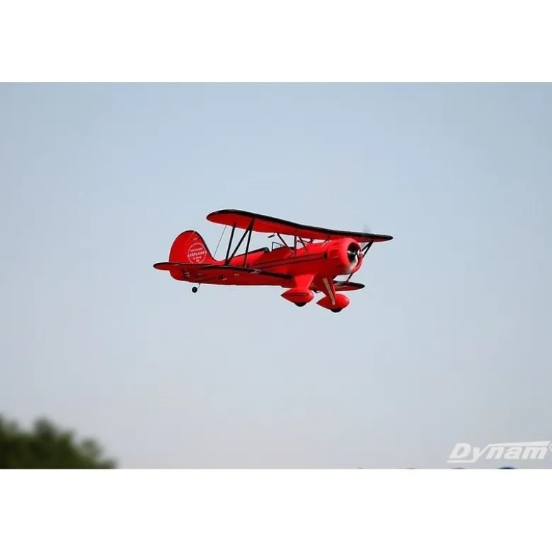 Avion Dynam Waco YMF-5D Rouge V2 PNP env. 1.27m