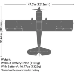 Avion E-flite Decathlon RJG 1.2m PNP