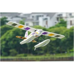 Avion FMS Trainer Super EZ V4 avec flotteurs PNP + gyro Reflex env.1.22m