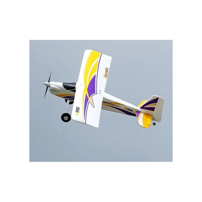Avion FMS Trainer Super EZ V4 avec flotteurs PNP + gyro Reflex env.1.22m