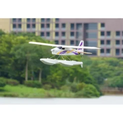 Avion FMS Trainer Super EZ V4 avec flotteurs + gyro Reflex RTF Mode 2 env.1.22m