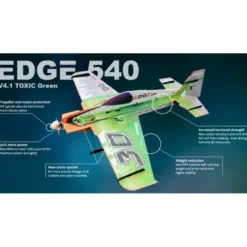 Avion Hacker mode Edge 540 V4.0 TOXIC Vert ARF env.0.84m